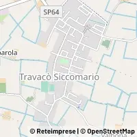 Hartă Travacò Siccomario