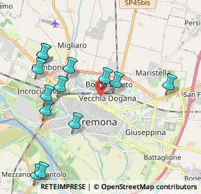 Mappa Via Monsignor Natale Mosconi, 26100 Cremona CR, Italia (2.26154)