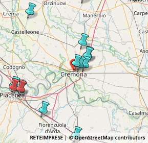 Mappa Via Monsignor Natale Mosconi, 26100 Cremona CR, Italia (18.99867)