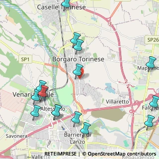 Mappa Via Stroppiana, 10071 Borgaro Torinese TO, Italia (2.77063)