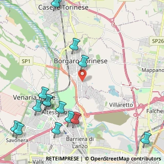 Mappa Via Stroppiana, 10071 Borgaro Torinese TO, Italia (3.01467)