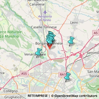 Mappa Via Stroppiana, 10071 Borgaro Torinese TO, Italia (1.90818)