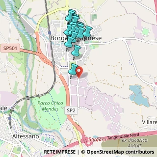 Mappa Via Stroppiana, 10071 Borgaro Torinese TO, Italia (1.076)