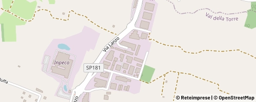 Mappa Val della Torre