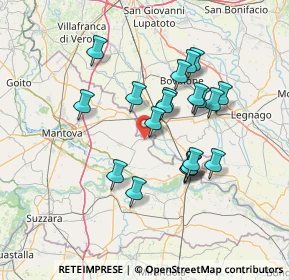 Mappa 46039 Villimpenta MN, Italia (12.3425)