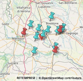Mappa 46039 Villimpenta MN, Italia (11.175)