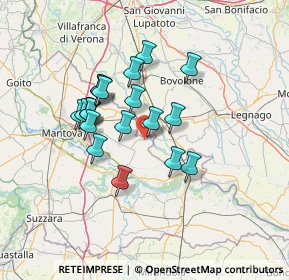 Mappa 46039 Villimpenta MN, Italia (11.3225)