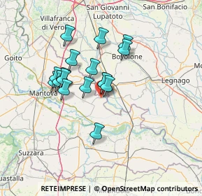 Mappa 46039 Villimpenta MN, Italia (10.97824)