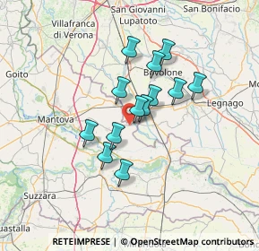 Mappa 46039 Villimpenta MN, Italia (10.19231)