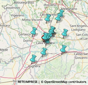 Mappa Via Torre de Torti, 27051 Cava Manara PV, Italia (9.02875)