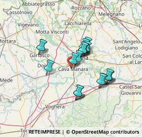Mappa Via Torre de Torti, 27051 Cava Manara PV, Italia (10.971)