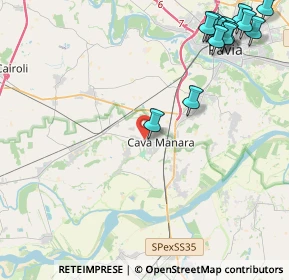 Mappa Via Torre de Torti, 27051 Cava Manara PV, Italia (5.94231)