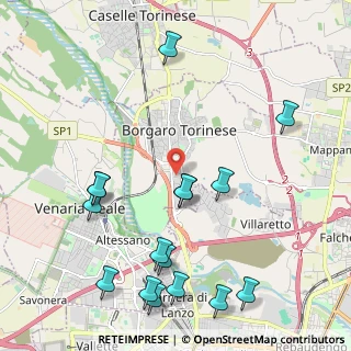 Mappa Via Romagna, 10071 Borgaro Torinese TO, Italia (2.57375)