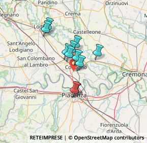 Mappa Via Cristoforo Colombo, 26861 Fombio LO, Italia (9.22909)