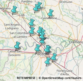 Mappa Via Cristoforo Colombo, 26861 Fombio LO, Italia (13.74353)