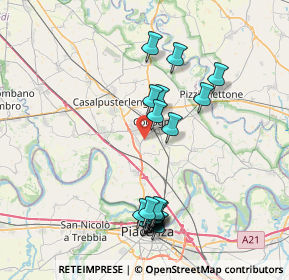 Mappa Via Cristoforo Colombo, 26861 Fombio LO, Italia (8.0315)