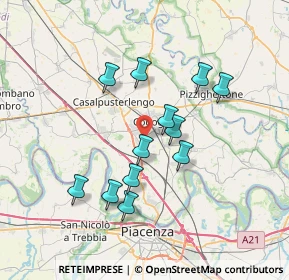 Mappa Via Cristoforo Colombo, 26861 Fombio LO, Italia (6.29583)