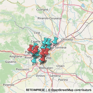 Mappa Raccordo Torino - Caselle, 10071 Torino TO, Italia (10.10158)