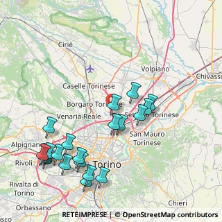 Mappa Raccordo Torino - Caselle, 10071 Caselle torinese TO, Italia (9.383)