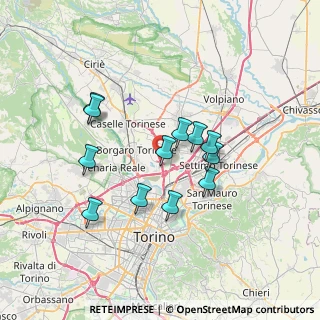 Mappa Raccordo Torino - Caselle, 10071 Caselle torinese TO, Italia (6.035)