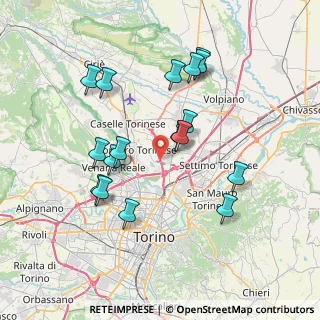 Mappa Raccordo Torino - Caselle, 10071 Caselle torinese TO, Italia (7.26294)