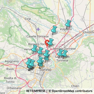 Mappa Raccordo Torino - Caselle, 10071 Caselle torinese TO, Italia (7.45563)