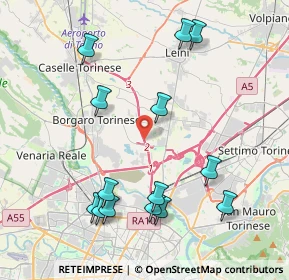 Mappa 10071 Caselle Torinese TO, Italia (4.52071)