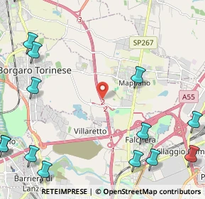Mappa 10071 Caselle Torinese TO, Italia (3.455)