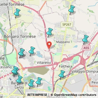 Mappa Raccordo Torino - Caselle, 10071 Caselle torinese TO, Italia (3.17462)