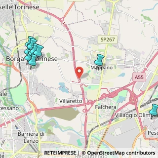 Mappa Raccordo Torino - Caselle, 10071 Torino TO, Italia (3.05273)