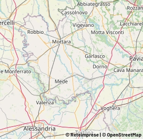 Mappa 27030 Ottobiano PV, Italia (11.46333)