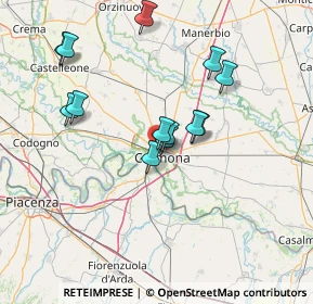 Mappa Via Ferruccio Ghinaglia, 26100 Cremona CR, Italia (12.88077)