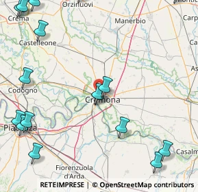 Mappa Via Ferruccio Ghinaglia, 26100 Cremona CR, Italia (24.45294)