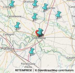 Mappa Via Ferruccio Ghinaglia, 26100 Cremona CR, Italia (13.75091)