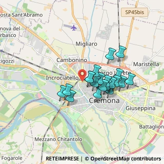 Mappa Via Santa Croce, 26100 Cremona CR, Italia (1.3625)