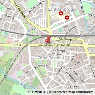 Mappa Via ghinaglia ferruccio 113/a, 26100 Cremona, Cremona (Lombardia)