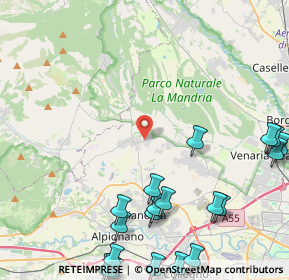 Mappa Strada 8 da S. Gillio a Druento, 10040 San Gillio TO, Italia (6.2565)