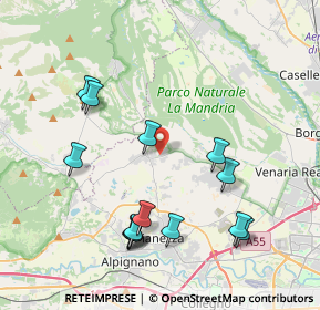 Mappa Strada 8 da S. Gillio a Druento, 10040 San Gillio TO, Italia (4.27286)