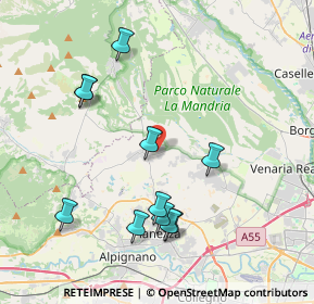 Mappa Strada 8 da S. Gillio a Druento, 10040 San Gillio TO, Italia (4.08091)