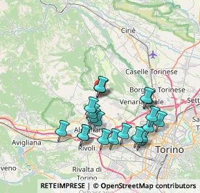 Mappa Strada 8 da S. Gillio a Druento, 10040 San Gillio TO, Italia (7.301)