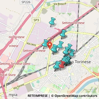 Mappa Via Leinì, 10036 Settimo Torinese TO, Italia (0.7845)
