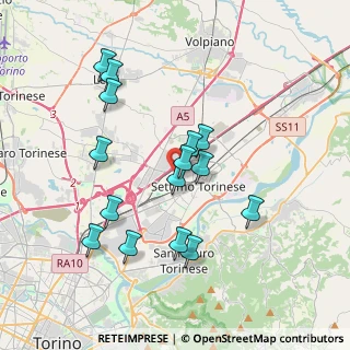 Mappa Via Leinì, 10036 Settimo Torinese TO, Italia (3.53733)