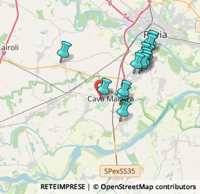 Mappa Via Ferruccio Belli, 27051 Cava Manara PV, Italia (3.28154)