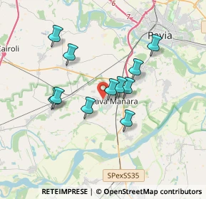 Mappa Via Ferruccio Belli, 27051 Cava Manara PV, Italia (2.94818)