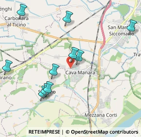 Mappa Via Ferruccio Belli, 27051 Cava Manara PV, Italia (2.47909)