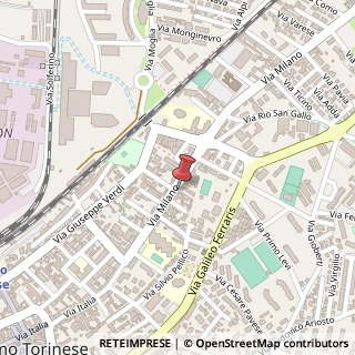 Mappa Via Milano, 18, 10036 Settimo Torinese, Torino (Piemonte)