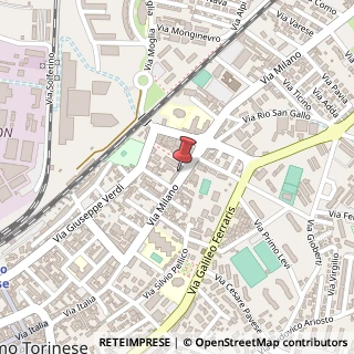Mappa Via Milano, 29/h, 10036 Settimo Torinese, Torino (Piemonte)