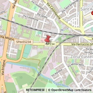 Mappa Via Milano,  3, 26100 Cremona, Cremona (Lombardia)