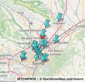 Mappa Via Palazzetto, 10079 Mappano TO, Italia (6.06438)