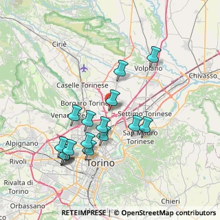 Mappa Via Palazzetto, 10079 Mappano TO, Italia (7.63063)